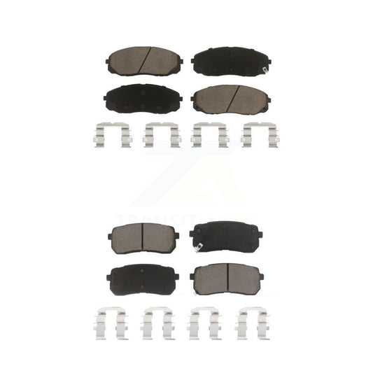 Ceramic Brake Pads Front Rear Kit For 2015-2021 Kia Sedona