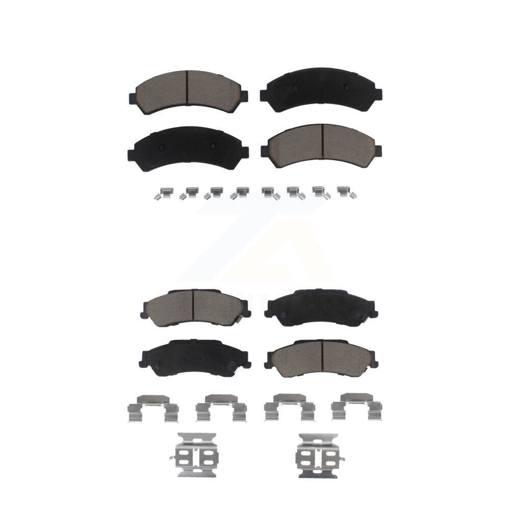 Ceramic Brake Pad Front Rear Kit For Chevrolet GMC Blazer Jimmy S10 Sonoma Isuzu