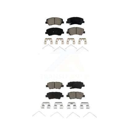 Ceramic Brake Pads Front Rear Kit For Kia Rio Hyundai Accent