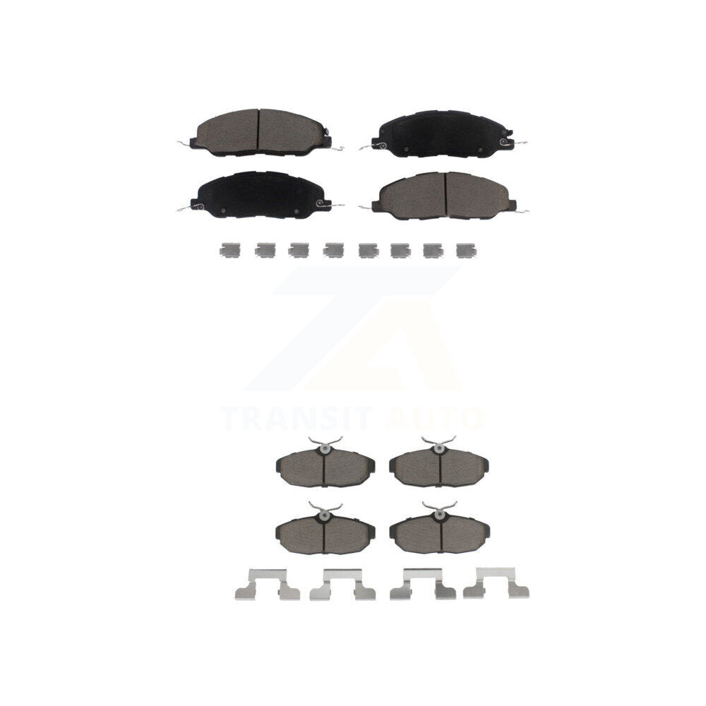 Ceramic Brake Pads Front Rear Kit For Ford Mustang Avanti