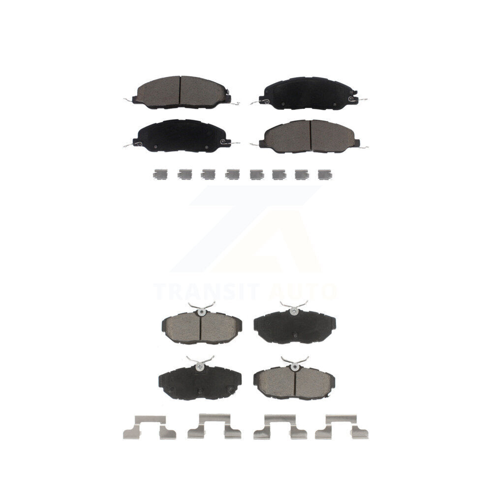 Ceramic Brake Pads Front Rear Kit For Ford Mustang