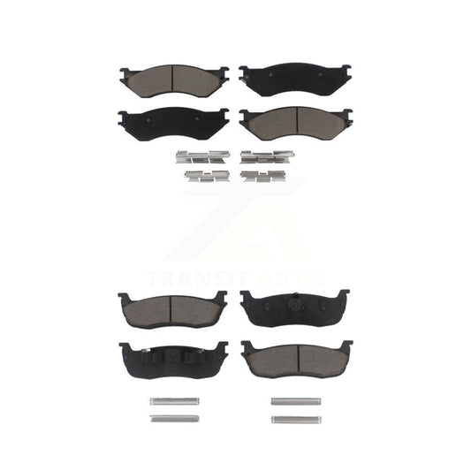 Ceramic Brake Pads Front Rear Kit For Ford F-150 F-250 HD Expedition Heritage