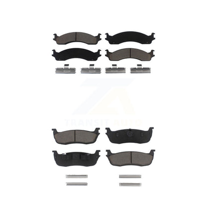 Ceramic Brake Pads Front Rear Kit For Ford F-250 HD