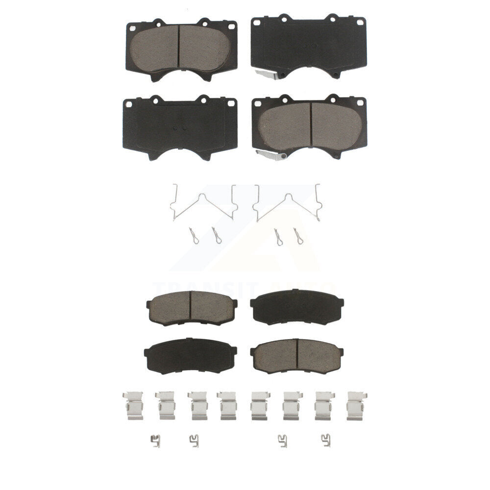 Ceramic Brake Pad Front Rear Kit For Toyota 4Runner FJ Cruiser Lexus GX460 GX470