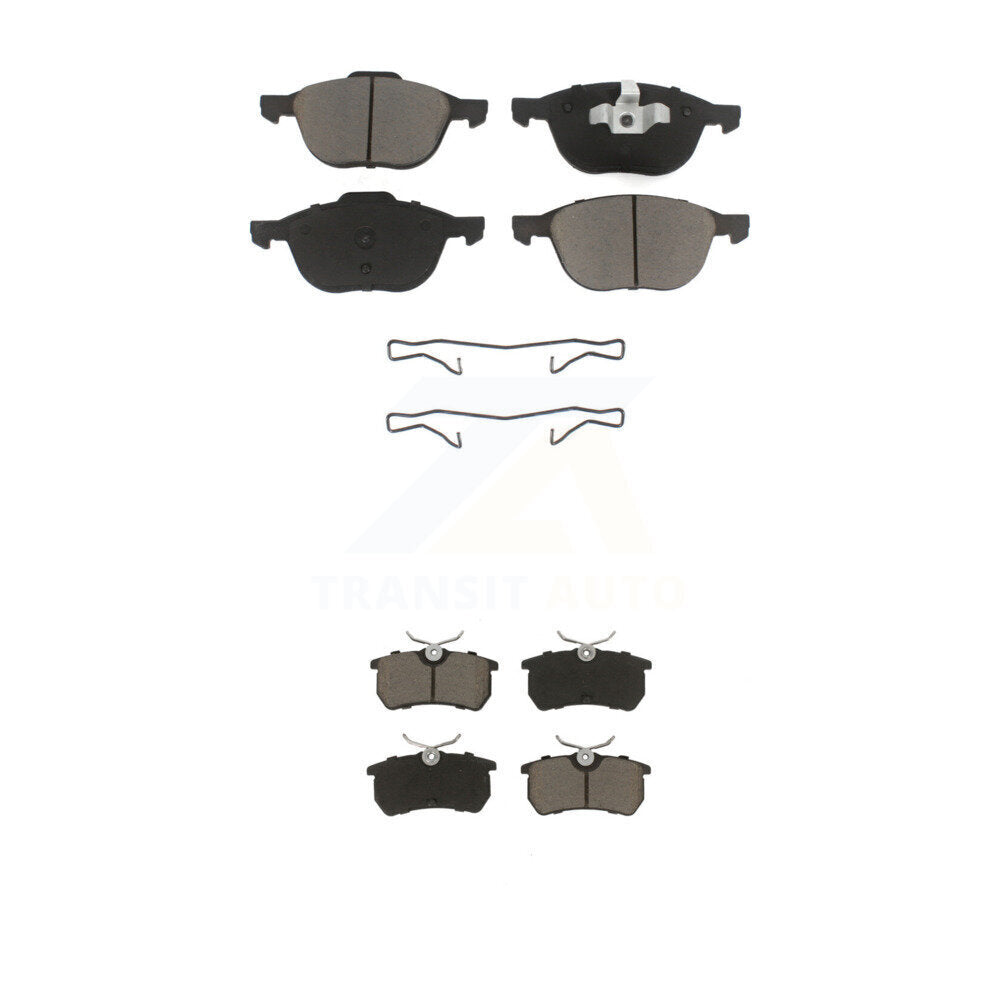 Ceramic Brake Pads Front Rear Kit For Ford Focus