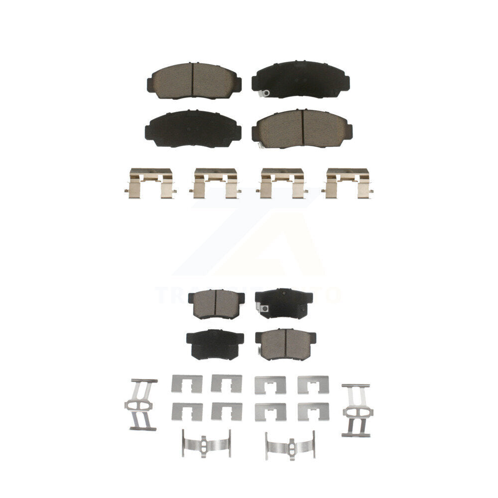 Ceramic Brake Pads Front Rear Kit For Honda Accord Acura TL TSX CL RL