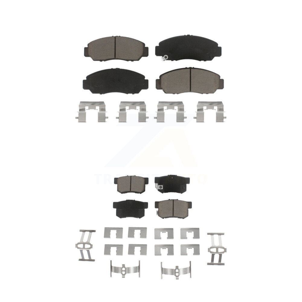 Ceramic Brake Pads Front Rear Kit For Honda Accord Acura CSX