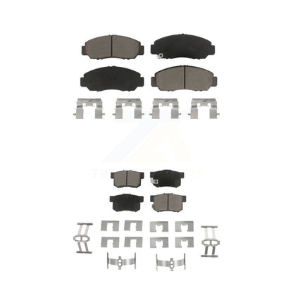 Ceramic Brake Pads Front Rear Kit For Honda Accord Acura CSX