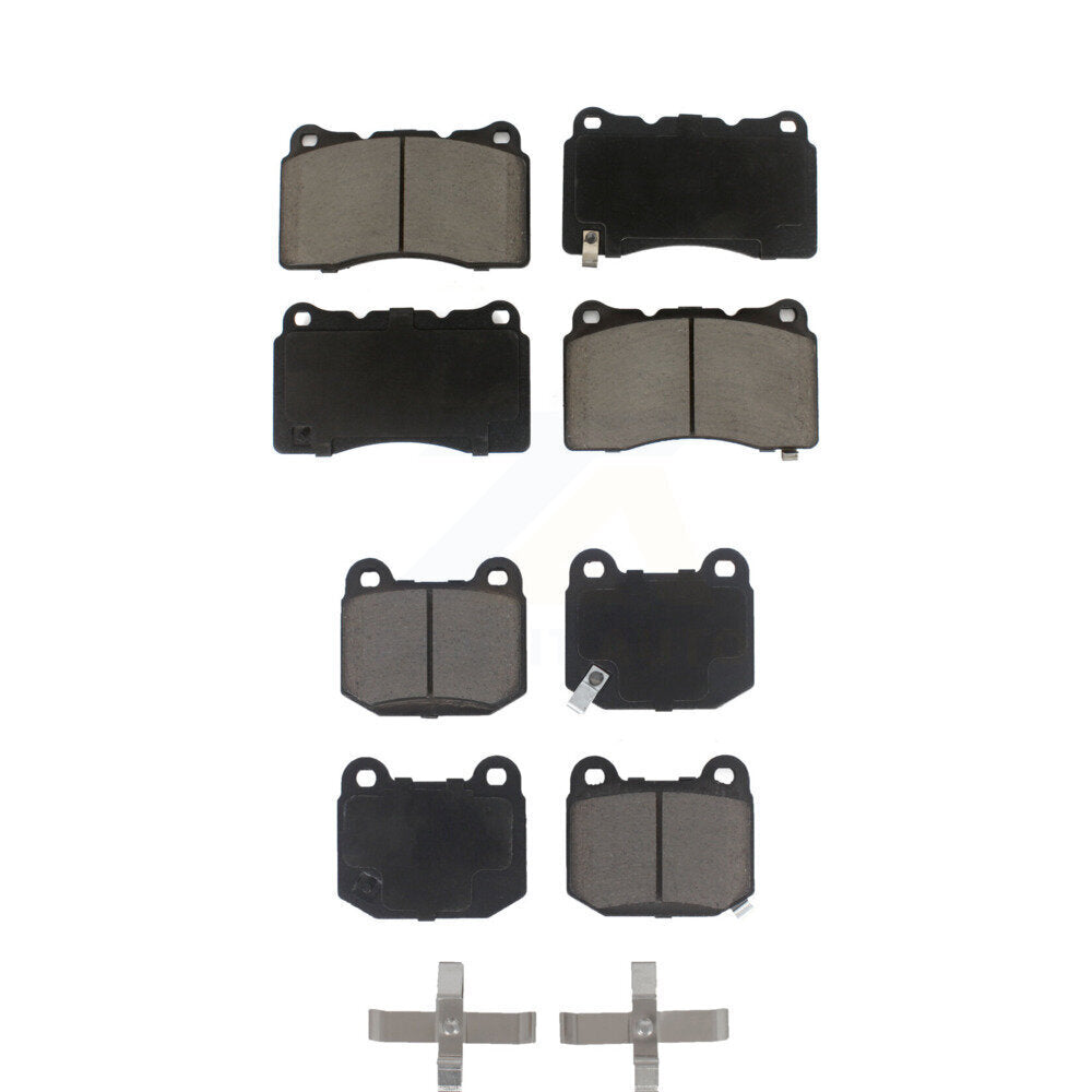 Ceramic Brake Pad Front Rear Kit For Subaru Impreza Mitsubishi Lancer WRX STI 86