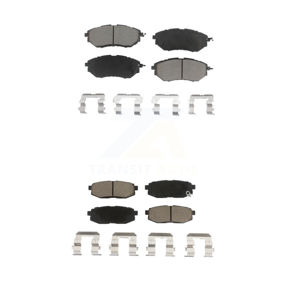 Ceramic Brake Pads Front Rear Kit For Subaru Forester Outback Legacy Tribeca B9
