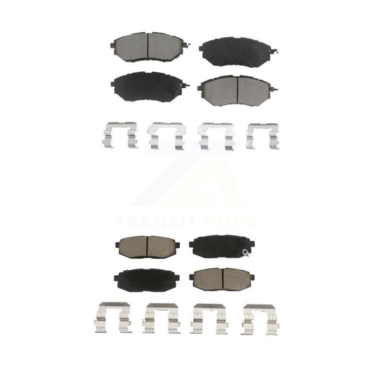 Ceramic Brake Pads Front Rear Kit For Subaru Forester Outback Legacy Tribeca B9