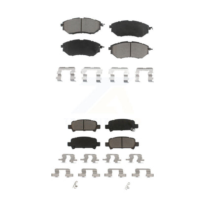 Ceramic Brake Pads Front Rear Kit For Subaru Legacy