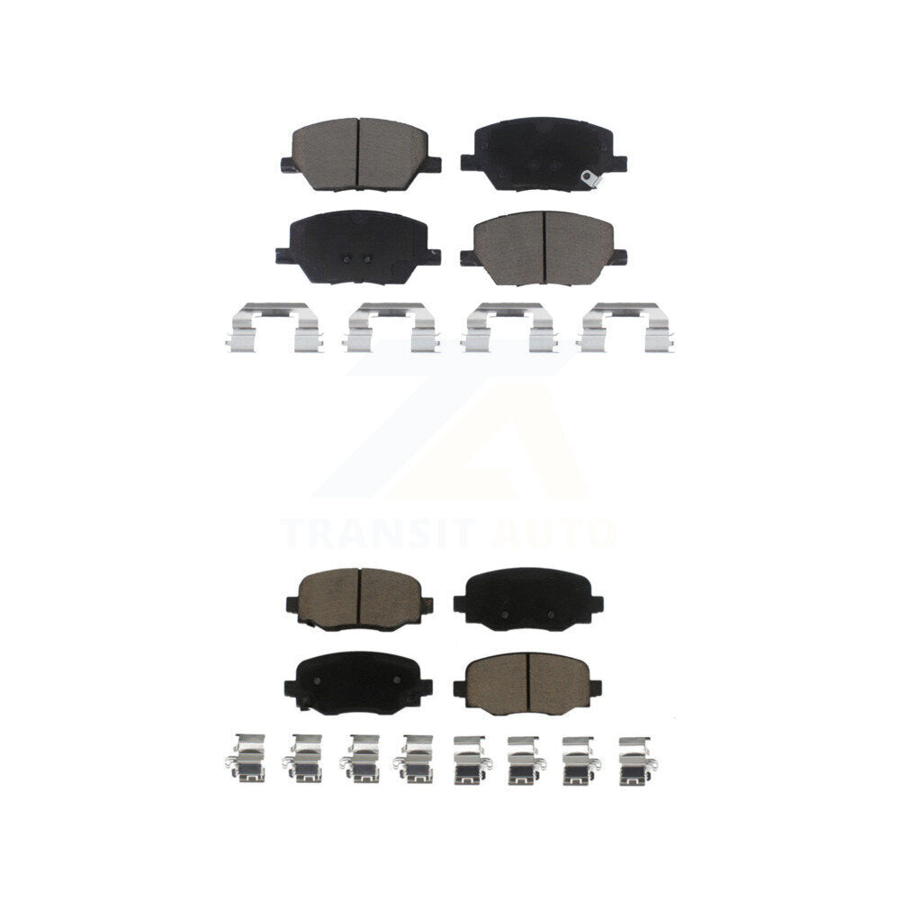 Ceramic Brake Pads Front Rear Kit For Jeep Renegade Dodge Hornet Fiat 500X