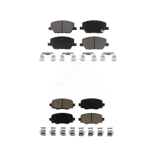 Ceramic Brake Pads Front Rear Kit For Jeep Renegade Dodge Hornet Fiat 500X