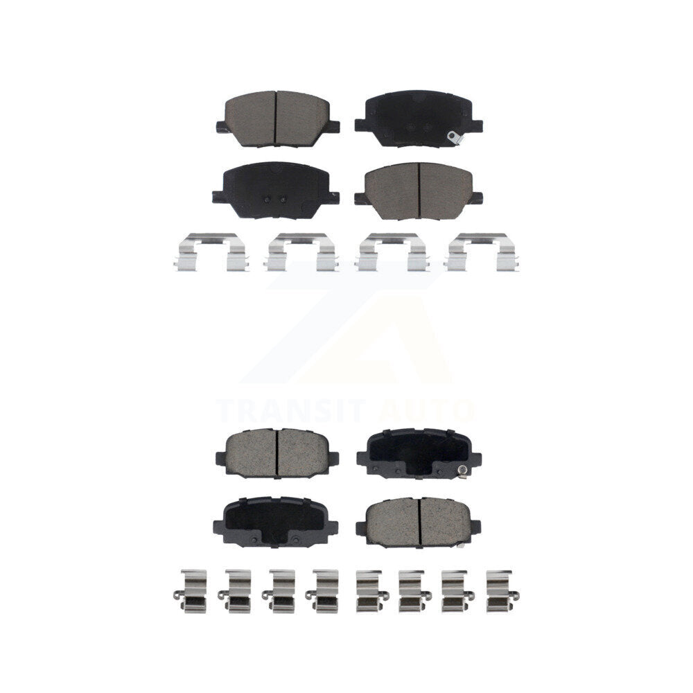 Ceramic Brake Pads Front Rear Kit For 2018-2023 Jeep Compass