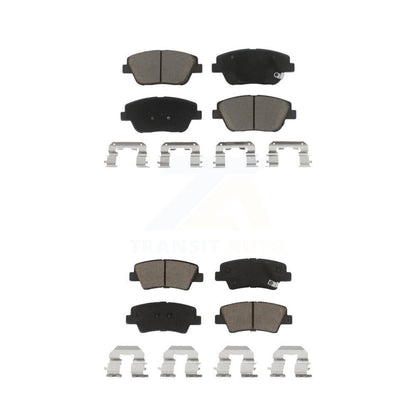 Ceramic Brake Pads Front Rear Kit For Hyundai Sonata Kia Optima