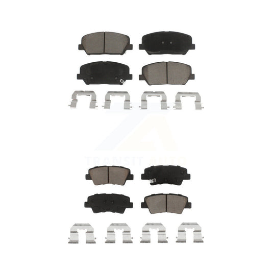 Ceramic Brake Pads Front Rear Kit For Kia Forte Forte5 Koup
