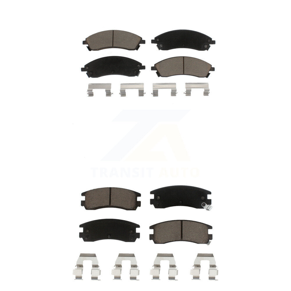 Ceramic Brake Pads Front Rear Kit For 2004 Pontiac Bonneville GXP