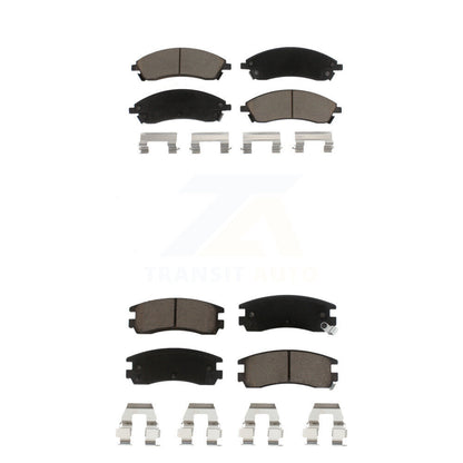 Ceramic Brake Pads Front Rear Kit For 2004 Pontiac Bonneville GXP
