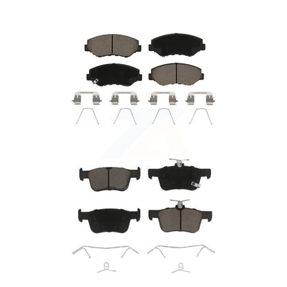 Ceramic Brake Pads Front Rear Kit For Honda Civic