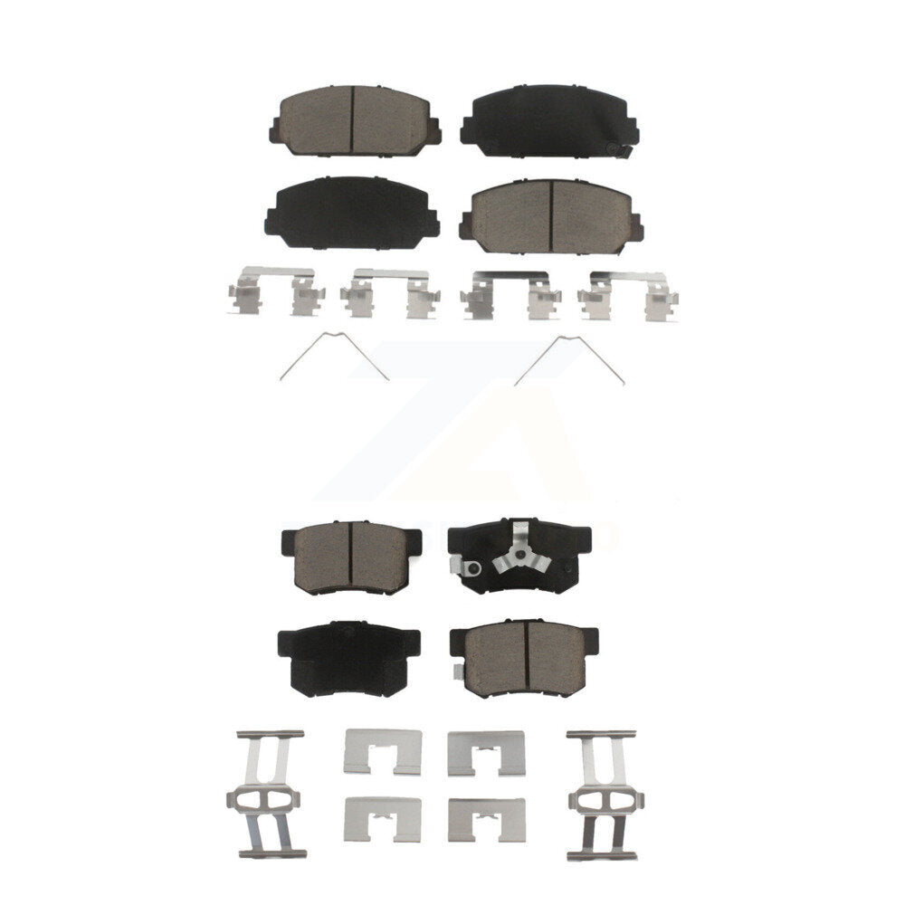 Ceramic Brake Pads Front Rear Kit For 2013-2018 Acura RDX