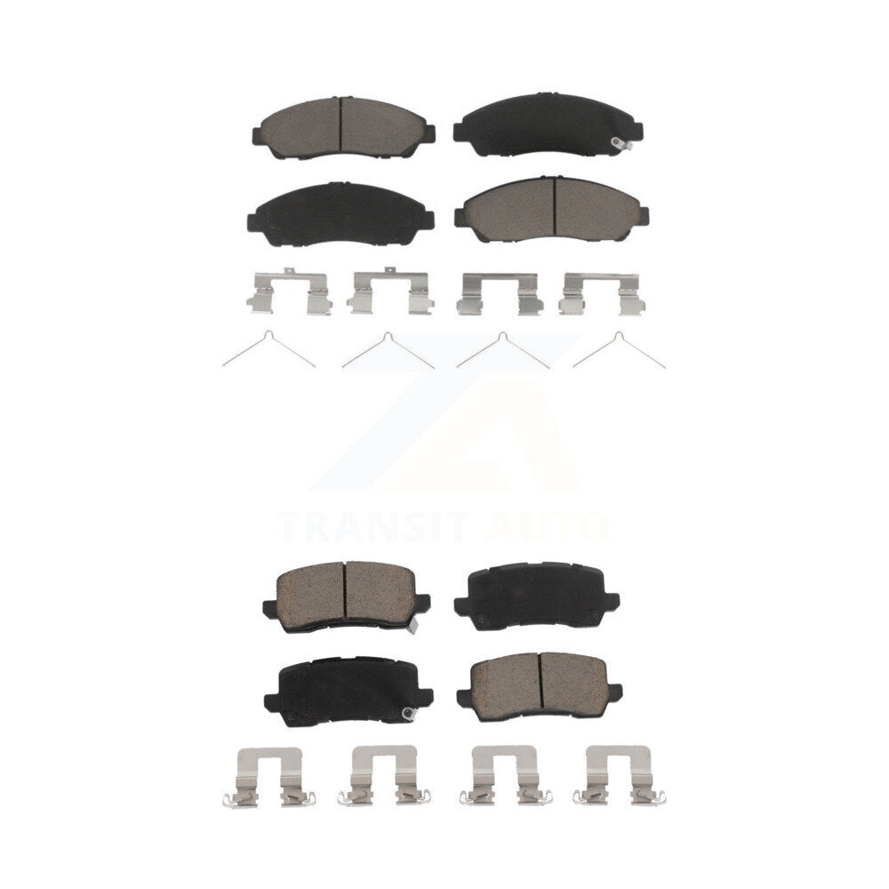 Ceramic Brake Pads Front Rear Kit For 2014-2020 Acura RLX Sport Hybrid SH-AWD