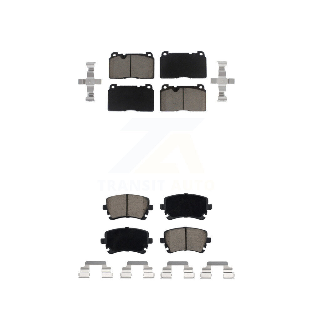 Ceramic Brake Pads Front Rear Kit For 2016 Audi Q5 FLEX engine