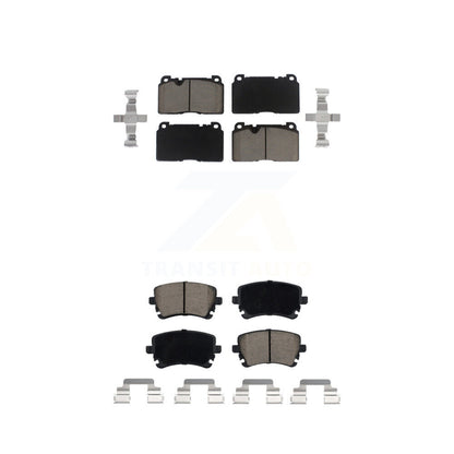 Ceramic Brake Pads Front Rear Kit For 2016 Audi Q5 FLEX engine