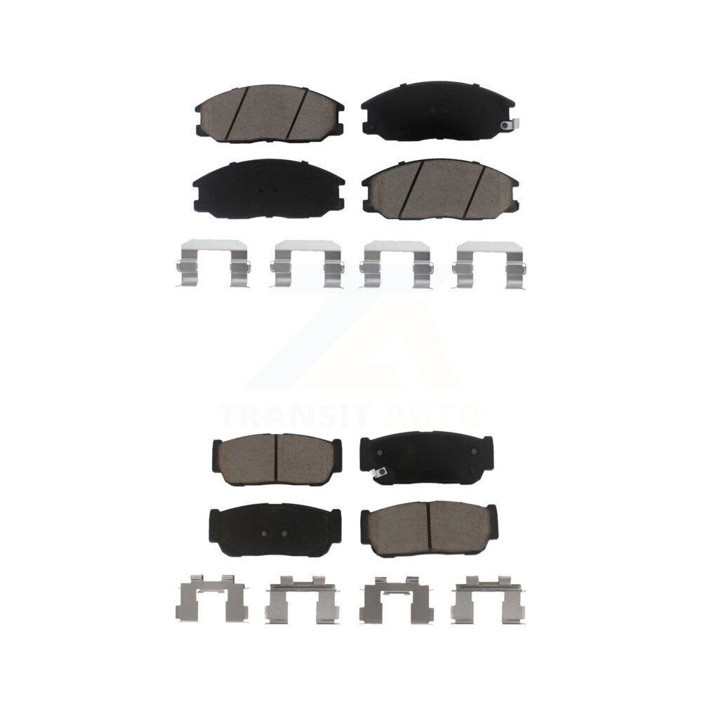 Ceramic Brake Pads Front Rear Kit For 2003-2009 Kia Sorento