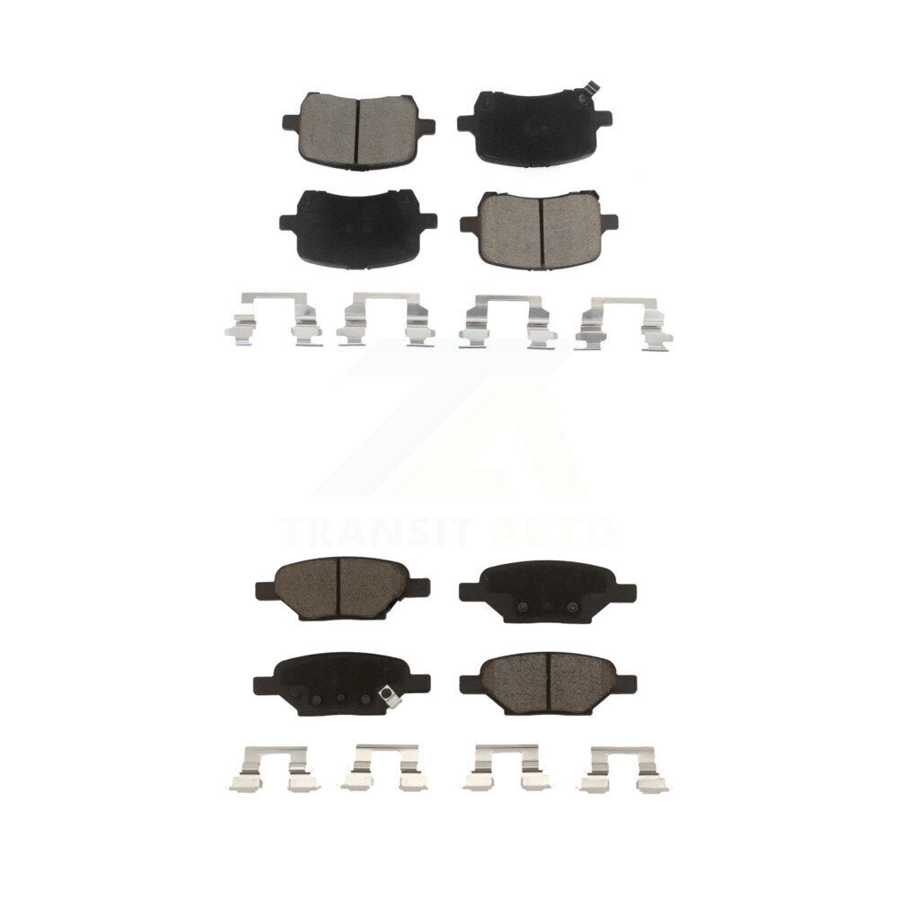 Ceramic Brake Pads Front Rear Kit For Chevrolet Pontiac Cobalt G5 Saturn Ion HHR