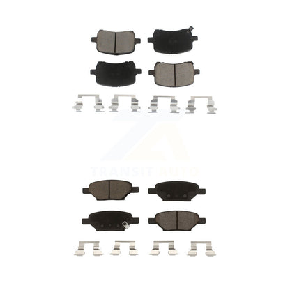 Ceramic Brake Pads Front Rear Kit For Chevrolet Pontiac Cobalt G5 Saturn Ion HHR