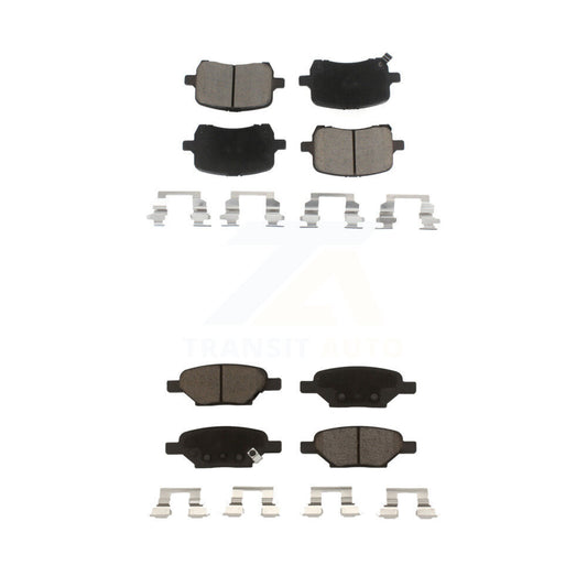 Ceramic Brake Pads Front Rear Kit For Chevrolet Pontiac Cobalt G5 Saturn Ion HHR