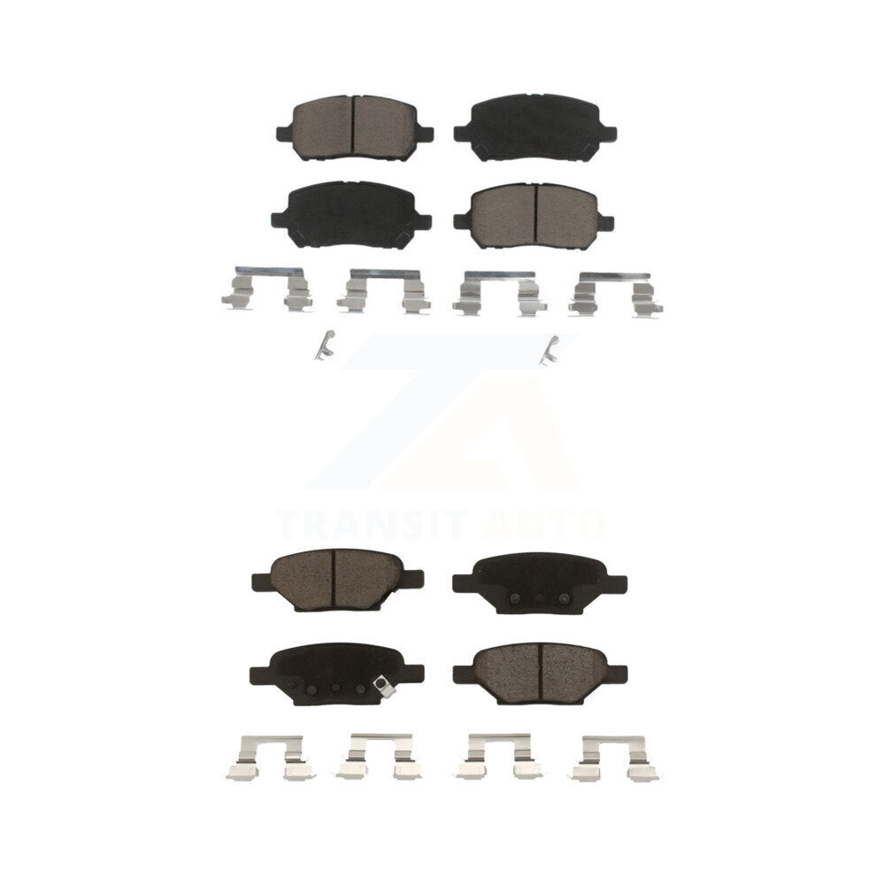 Ceramic Brake Pads Front Rear Kit For Pontiac G5 Pursuit