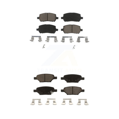 Ceramic Brake Pads Front Rear Kit For Pontiac G5 Pursuit
