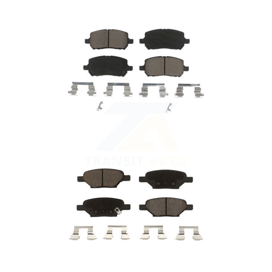 Ceramic Brake Pads Front Rear Kit For Pontiac G5 Pursuit