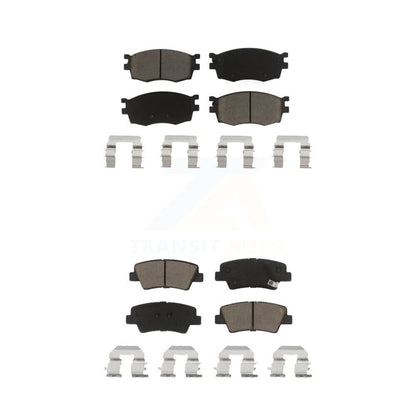 Ceramic Brake Pads Front Rear Kit For 2011 Hyundai Accent