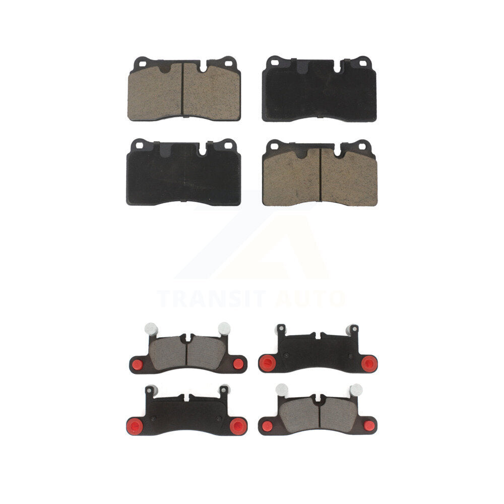 Ceramic Brake Pads Front Rear Kit For Volkswagen Touareg