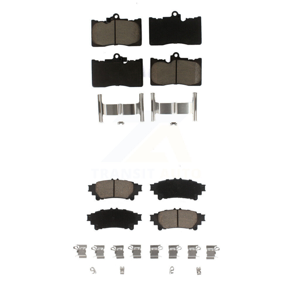 Ceramic Brake Pads Front Rear Kit For Lexus IS300 IS350 GS350 RC350 RC300 IS200t