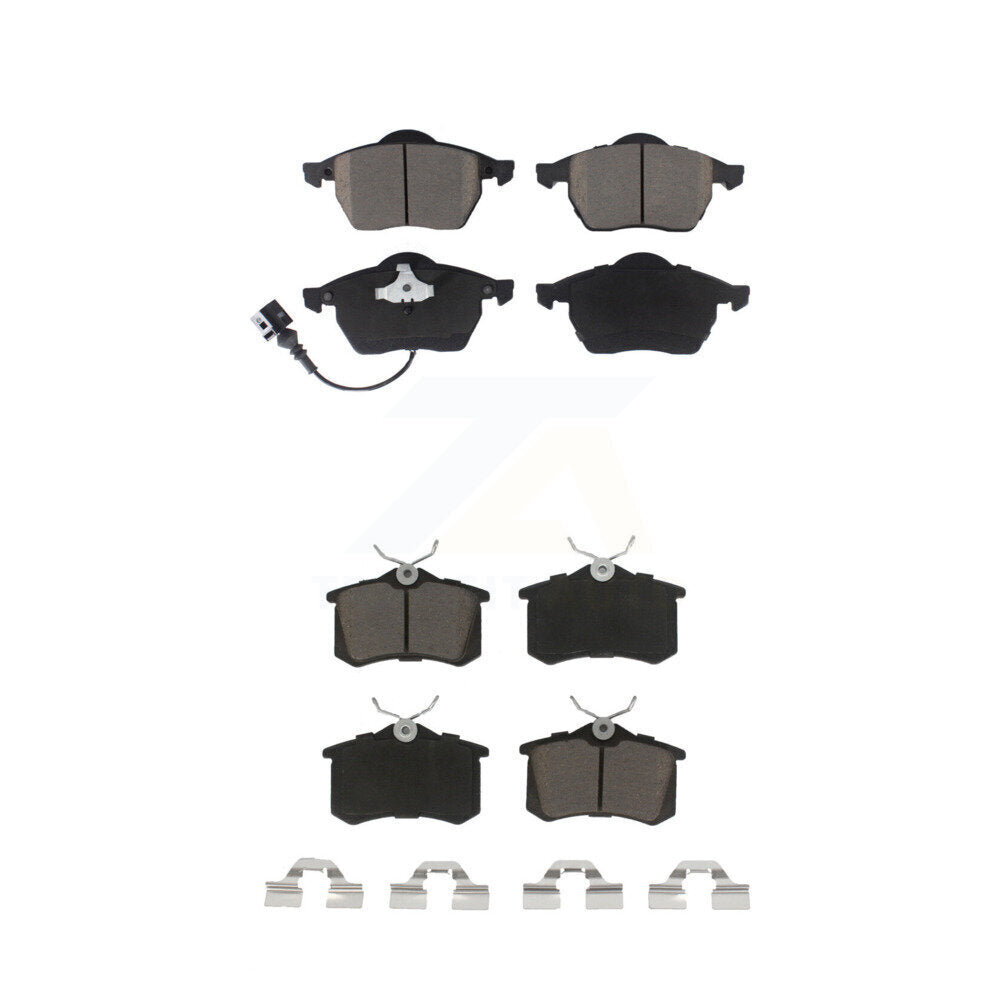 Ceramic Brake Pads Front Rear Kit For Volkswagen Beetle Jetta Golf Passat