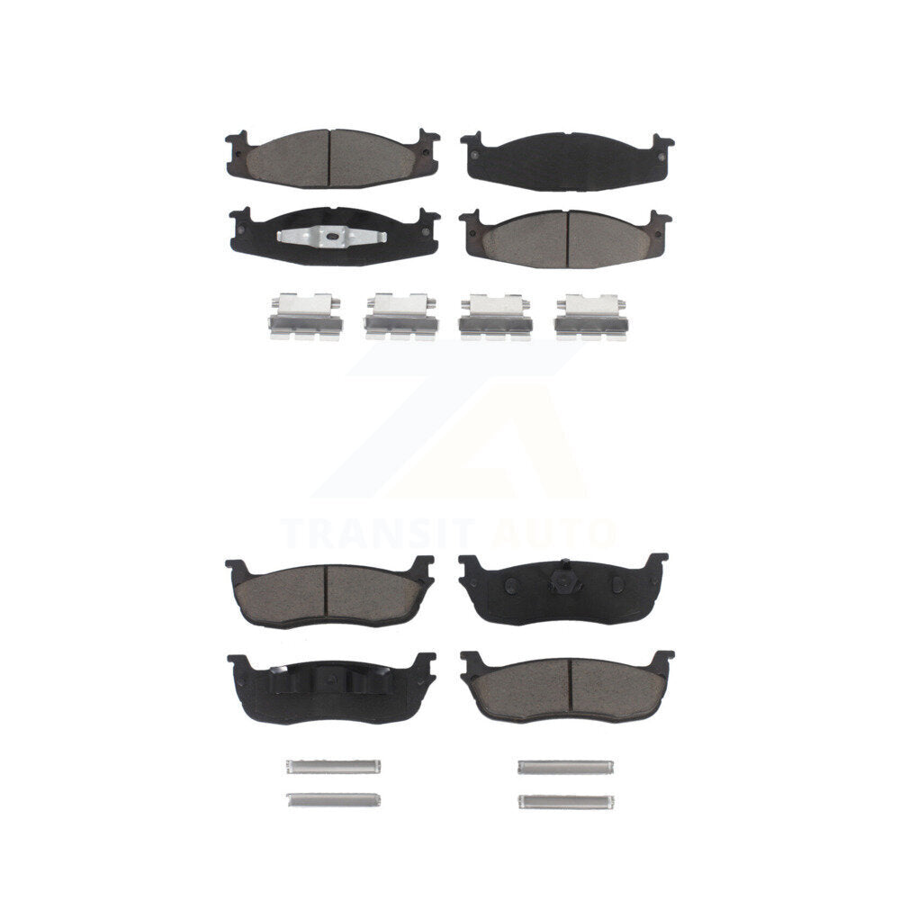 Ceramic Brake Pads Front Rear Kit For 1996 Ford F-150