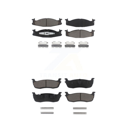 Ceramic Brake Pads Front Rear Kit For 1996 Ford F-150