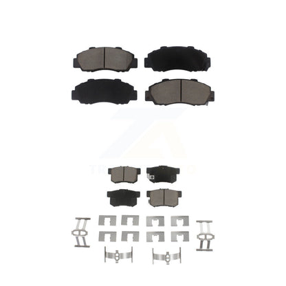 Ceramic Brake Pads Front Rear Kit For Honda Accord Acura Prelude Integra Odyssey