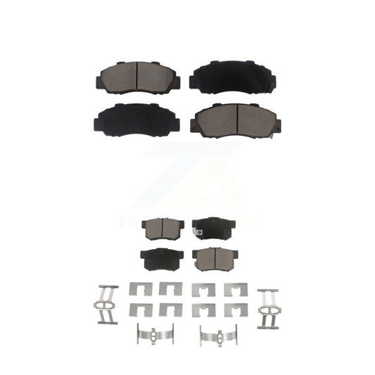 Ceramic Brake Pads Front Rear Kit For Honda Accord Acura Prelude Integra Odyssey