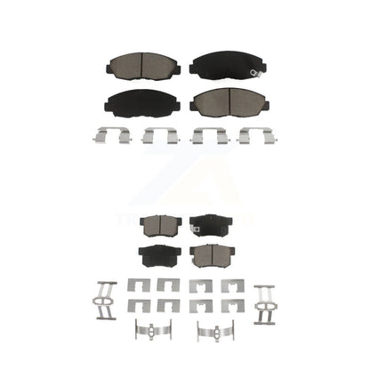 Ceramic Brake Pads Front Rear Kit For Honda Civic Accord Acura EL