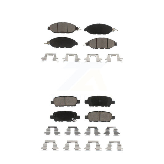 Ceramic Brake Pad Front Rear Kit For Nissan Murano Pathfinder INFINITI QX60 JX35