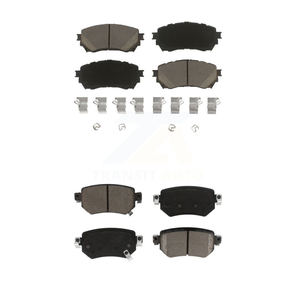 Ceramic Brake Pads Front Rear Kit For Mazda 6