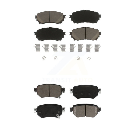 Ceramic Brake Pads Front Rear Kit For Mazda 6