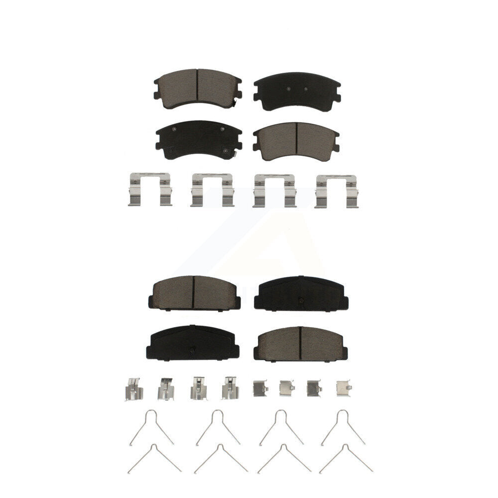 Ceramic Brake Pads Front Rear Kit For 2003-2005 Mazda 6