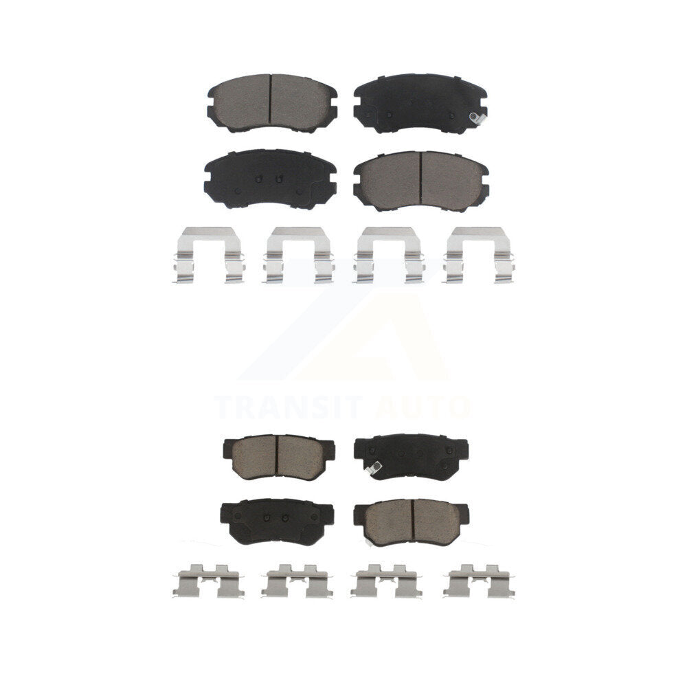 Ceramic Brake Pads Front Rear Kit For Hyundai Elantra Tucson Kia Sportage Sonata