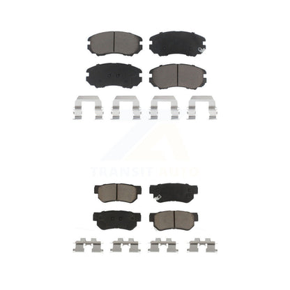 Ceramic Brake Pads Front Rear Kit For Hyundai Elantra Tucson Kia Sportage Sonata